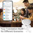 B66 Smart Bluetooth-compatible Translator Earbuds Real Time Earphone Translator Device for Business Travel Learning - Black - 6