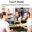 B66 Smart Bluetooth-compatible Translator Earbuds Real Time Earphone Translator Device for Business Travel Learning - Black - 7