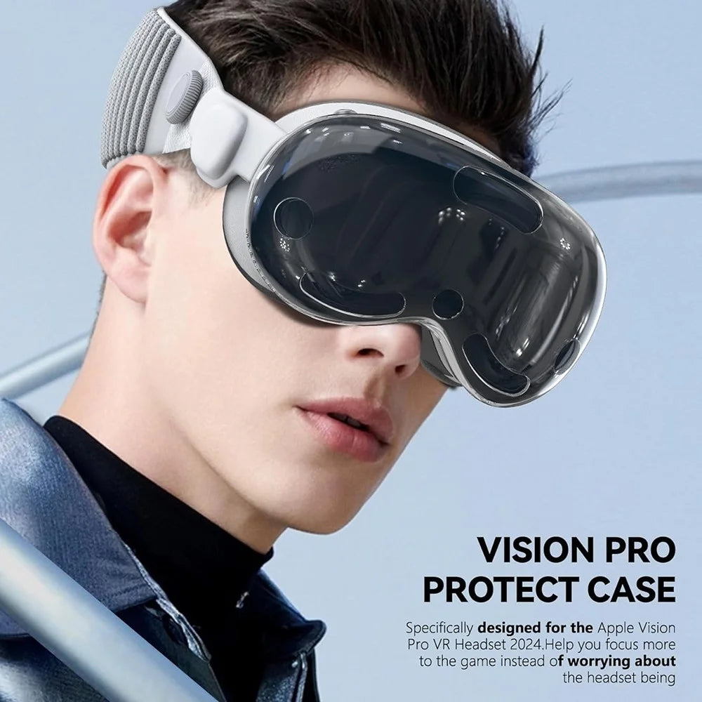 Protective Case for Apple Vision Pro MR Headset TPU+PC Anti-scratch Cover - 7