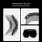 AHASTYLE WG146 TPU+PC Case for Apple Vision Pro Headset Protective Cover - Transparent - 7