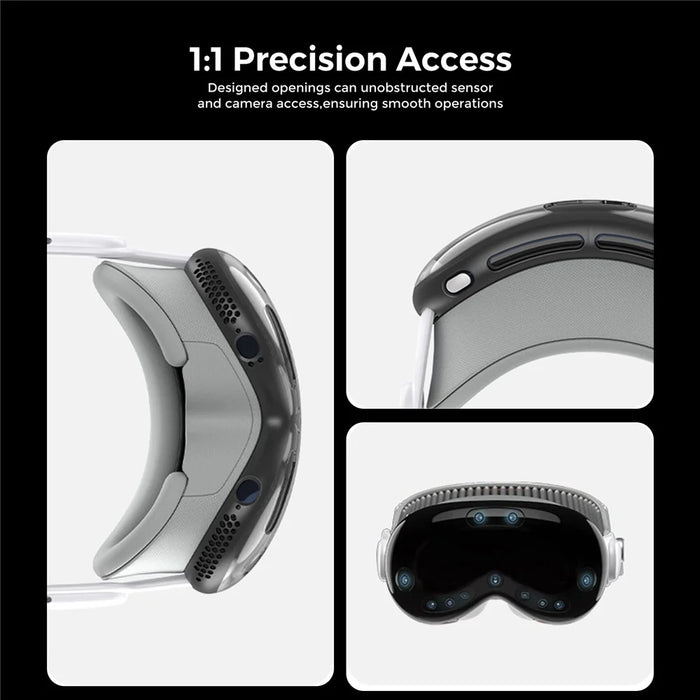 AHASTYLE WG146 TPU+PC Case for Apple Vision Pro Headset Protective Cover - Transparent - 7