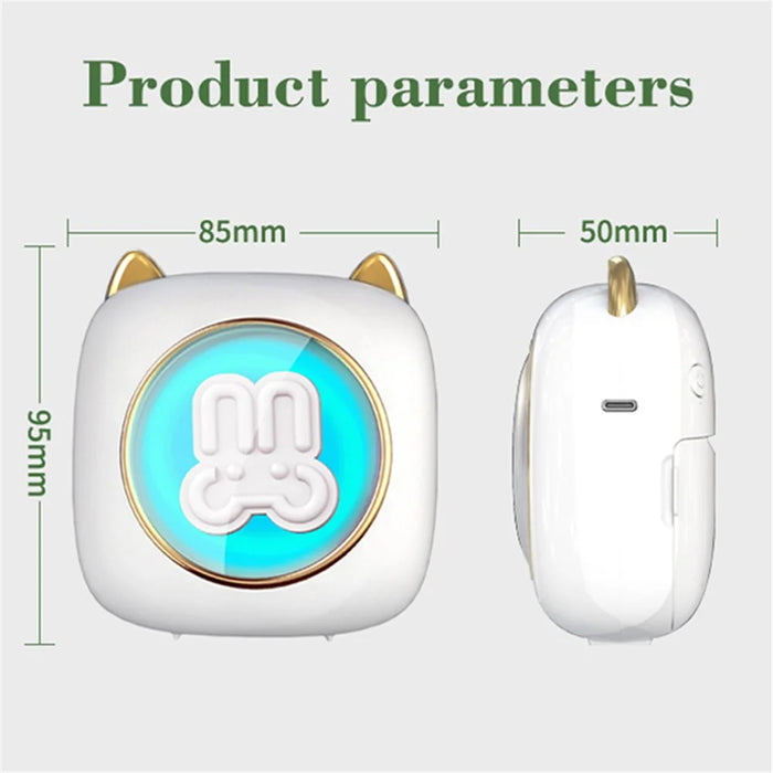 C23 Bluetooth-compatible Connection Thermal Printer Wireless Mini Pocket Printer, Standard Version - White - 6