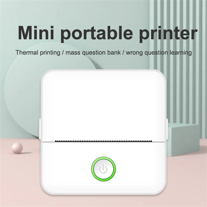 X6 Bluetooth-compatible Thermal Pocket Printer Inkless Note Sticker Maker Printing Machine - White - 3
