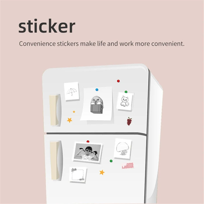 X6 Bluetooth-compatible Thermal Pocket Printer Inkless Note Sticker Maker Printing Machine - White - 5