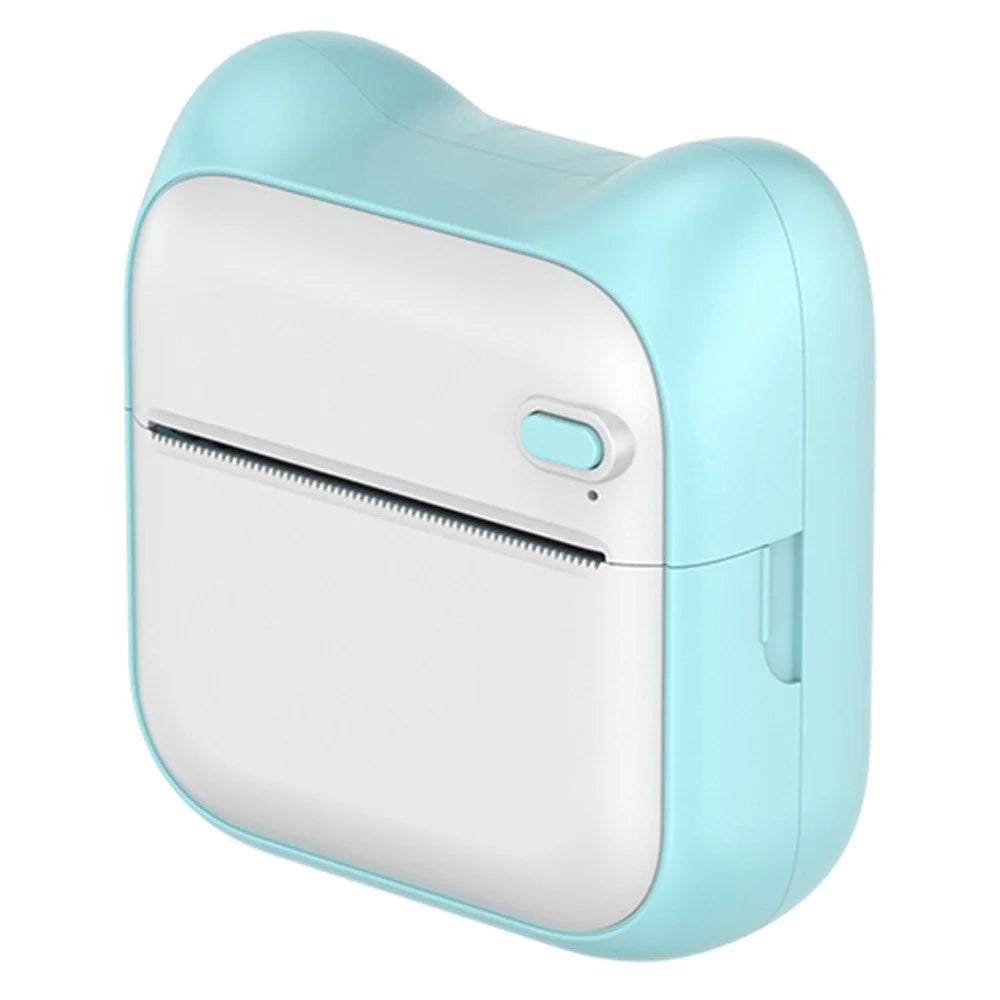 A31 Adhesive Mini Thermal Printer Handheld Portable Bluetooth-compatible Student Error Printer, Standard Version - Blue - 1
