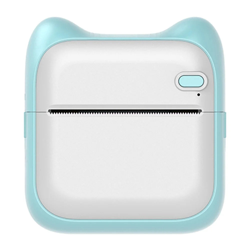 A31 Adhesive Mini Thermal Printer Handheld Portable Bluetooth-compatible Student Error Printer, Standard Version - Blue - 2