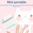 C19 Mini Bluetooth-Compatible Thermal Printer Student Adhesive Sticker Smart Label Printer, Standard Version - Green - 6