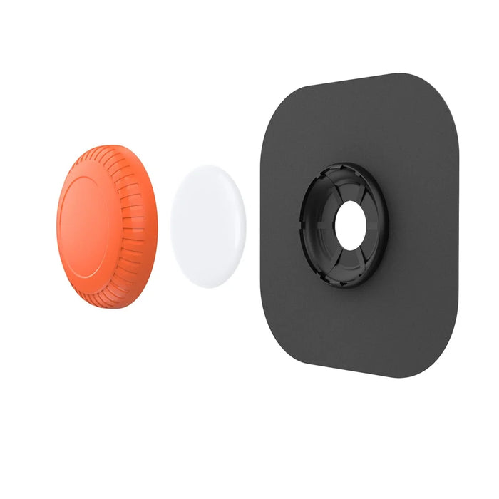 CPT06 For AirTag Case Silicone Shockproof Protective Tracker Finder Cover - Orange - 3