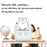 C22 Pocket Printer Bluetooth-compatible Inkless Mini Sticker Printer Colorful Atmosphere Light - Blue - 4