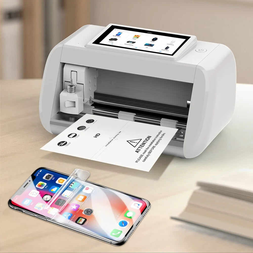 X180T Cell Phone Screen Film Cutter Bluetooth-compatible Smart DIY Cutting Machine - EU Plug - 3