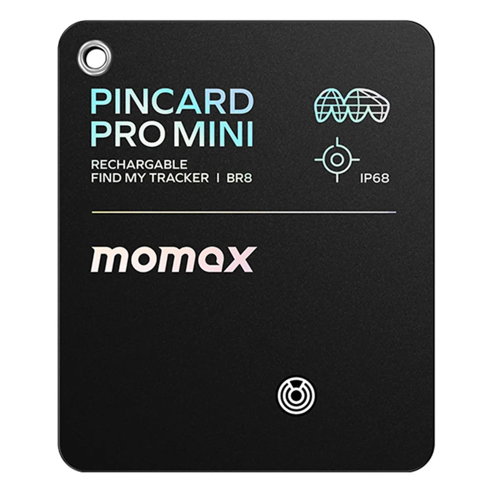 MOMAX PINCARD PRO MINI Key Finder Tracking Device Anti-Lost Tracker for iOS, Support Wireless Charging - 1