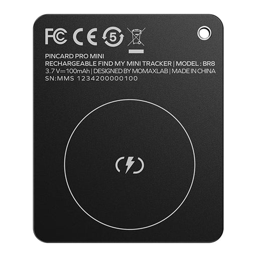 MOMAX PINCARD PRO MINI Key Finder Tracking Device Anti-Lost Tracker for iOS, Support Wireless Charging - 2
