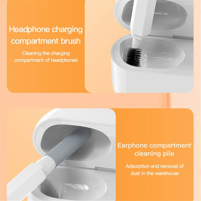 20-in-1 Laptop Screen Keyboard Cleaner Kit Multifunctional Electronics Device Cleaning Tool - White - 5