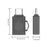 JS-103 USB to Type-C 3.0 Converter High Speed U Disk Zinc Alloy OTG Adapter for Laptop Computer - Silver - 5