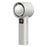 A60 100 Gears Cooling Fan Stepless Adjustable Digital Display Turbo Bladeless Handheld Fan - White - 1