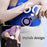 A60 100 Gears Cooling Fan Stepless Adjustable Digital Display Turbo Bladeless Handheld Fan - White - 6