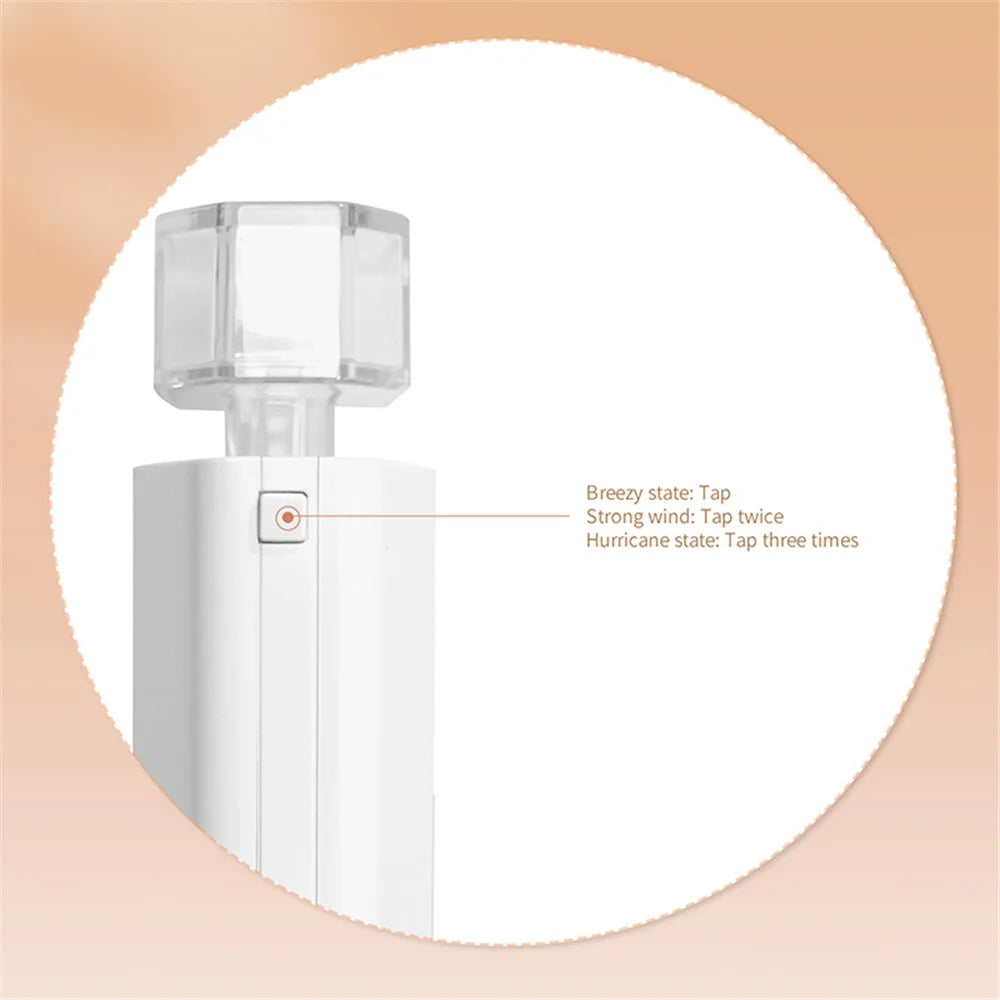 BENWIS HA-PMF Summer Cooler Perfume Shaped Fan Handheld Fan for Commuting - White - 5
