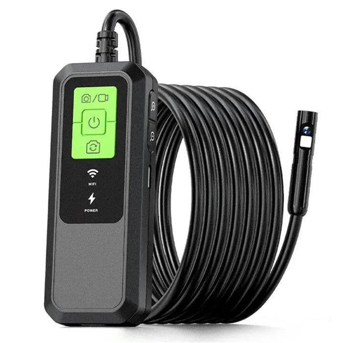 W600 8mm Dual Lens Endoscope 2.0MP 1080P Inspection Camera HD Industrial Borescope, 10m Hard Wire - 1