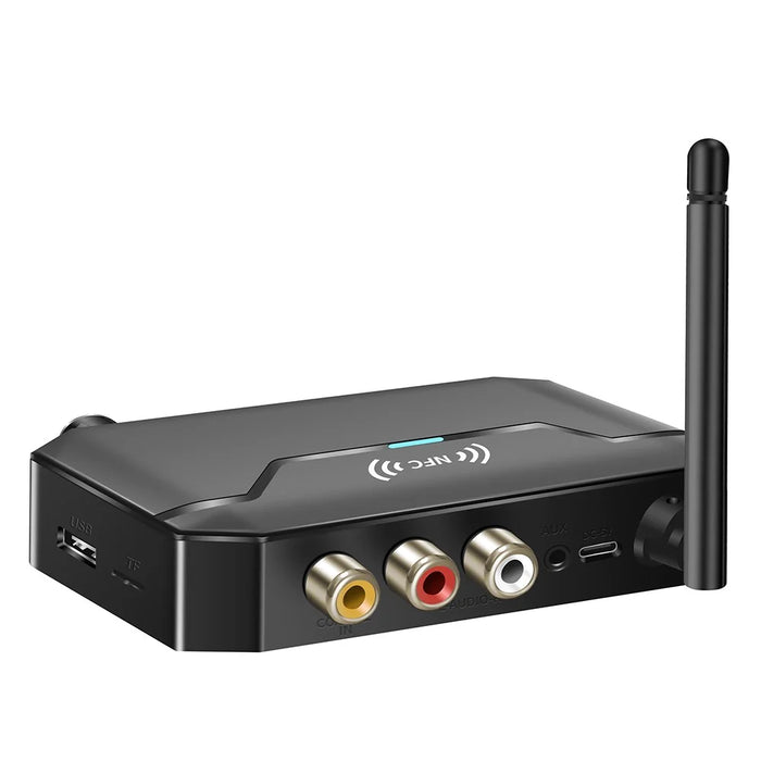 T300 2-in-1 Audio Adapter Bluetooth-compatible 5.3 NFC Receiver Transmitter with Remote Control - 2