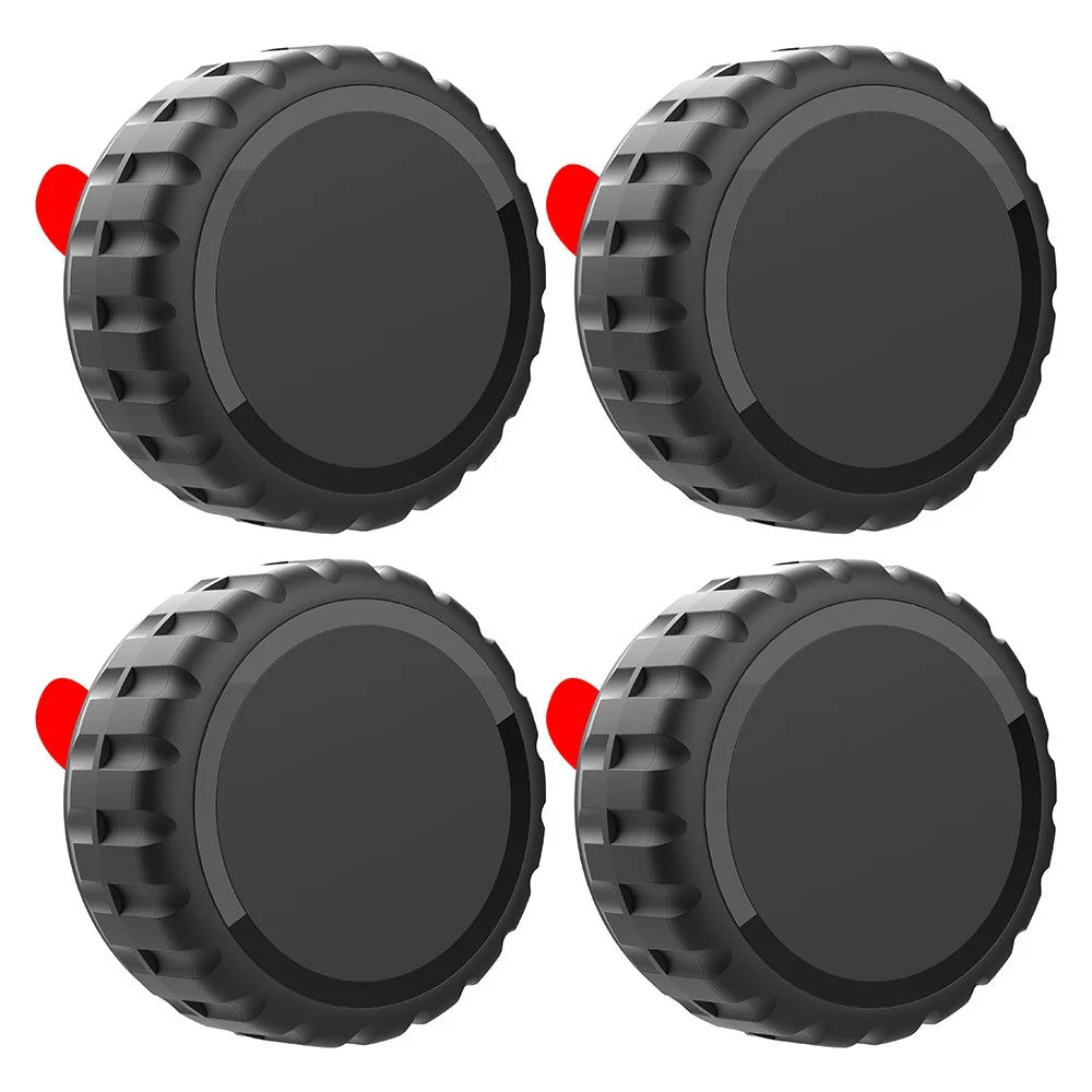 4Pcs For Apple AirTag Bluetooth-compatible Tracker Adhesive Waterproof PC Protective Case - 1
