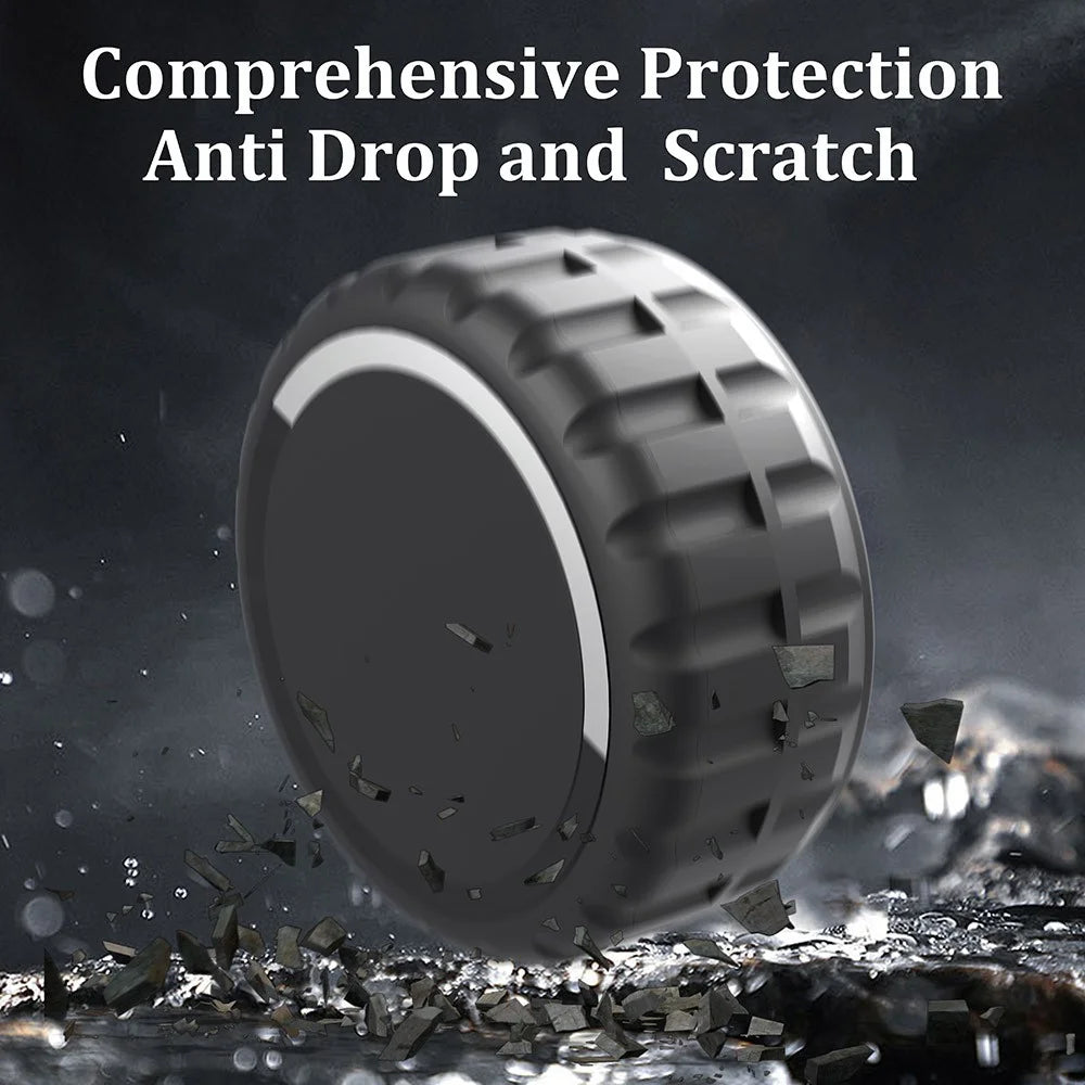 4Pcs For Apple AirTag Bluetooth-compatible Tracker Adhesive Waterproof PC Protective Case - 4