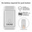 CACAZI V027G 38 Ringtones Self-powered Wireless Doorbell, 1 Transmitter + 1 Receiver - US Plug - 3