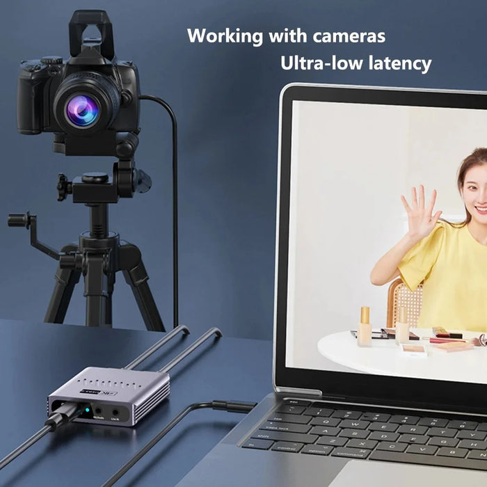 HC-V9 USB3.0 4K HD Video Capture Card 1080P HD Game Live Streaming Recording Adapter - 4