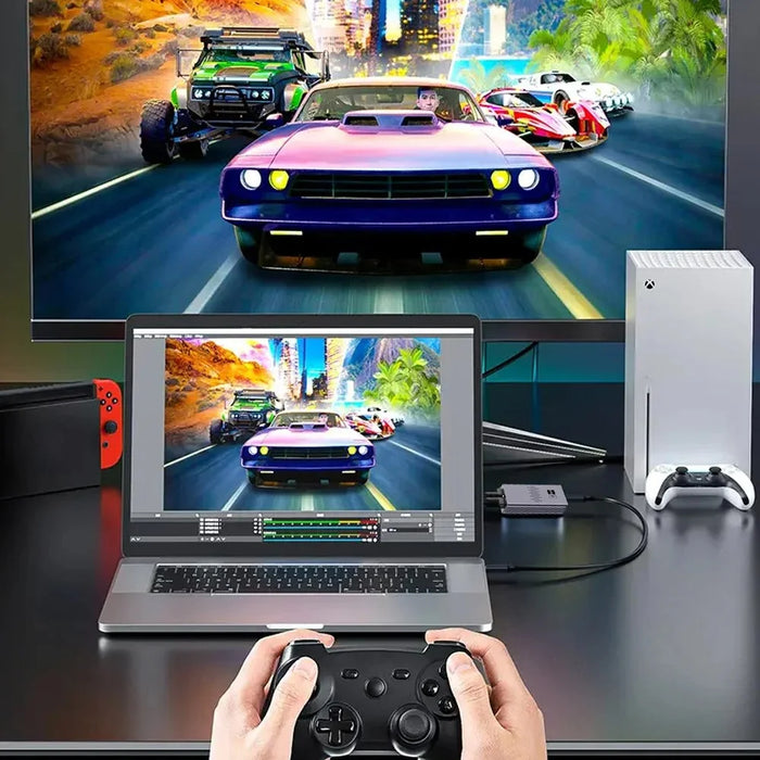 HC-V9 USB3.0 4K HD Video Capture Card 1080P HD Game Live Streaming Recording Adapter - 7
