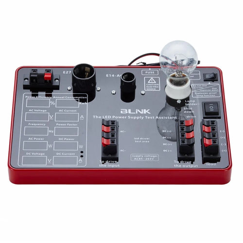 BLNK LED Light Power Supply Detector Current Voltage Testing Device with 10 Types Of Data 8A - EU Plug - 1