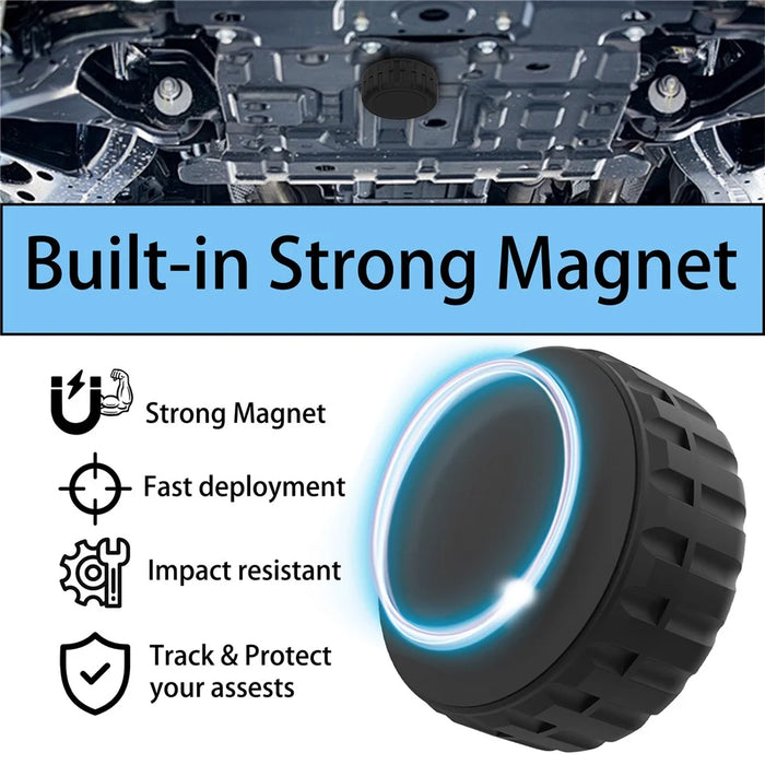 For Apple Airtag Bluetooth-compatible Tracker Adhesive Waterproof PC Protective Case - 4