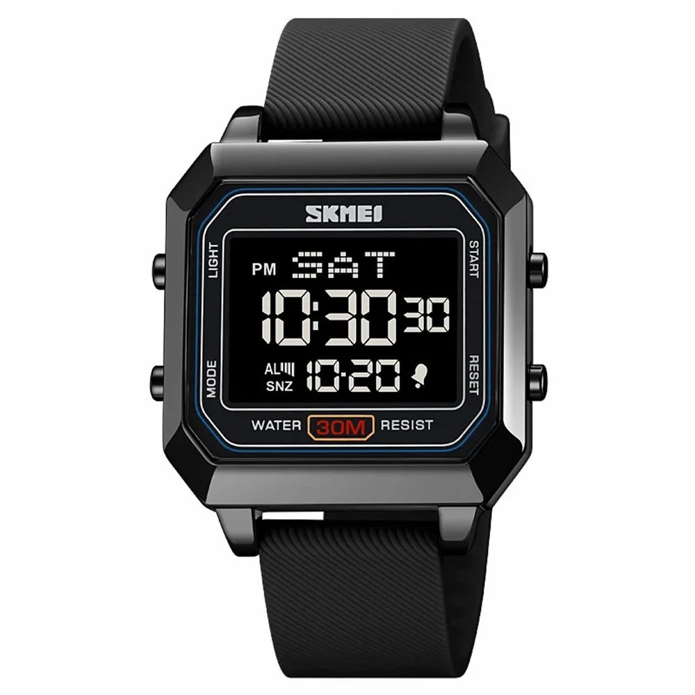 SKMEI 2150 Children Luminous Electronic Watch 30m Waterproof Outdoor Wrist Watch - Black - 1