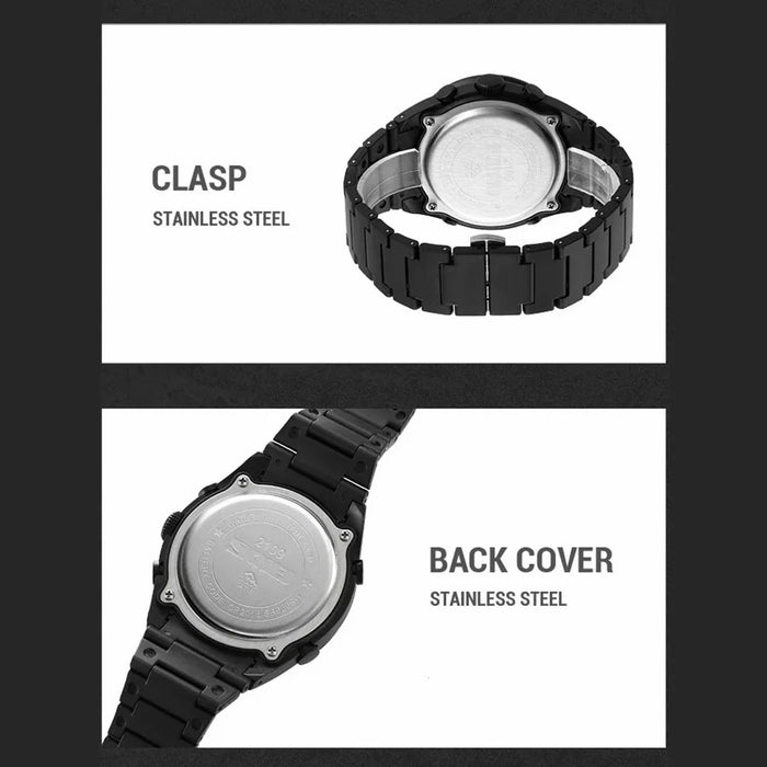 SKMEI 2109 Student Sports Watch Luminous Wrist Bracelet with TPU Strap - Black - 5