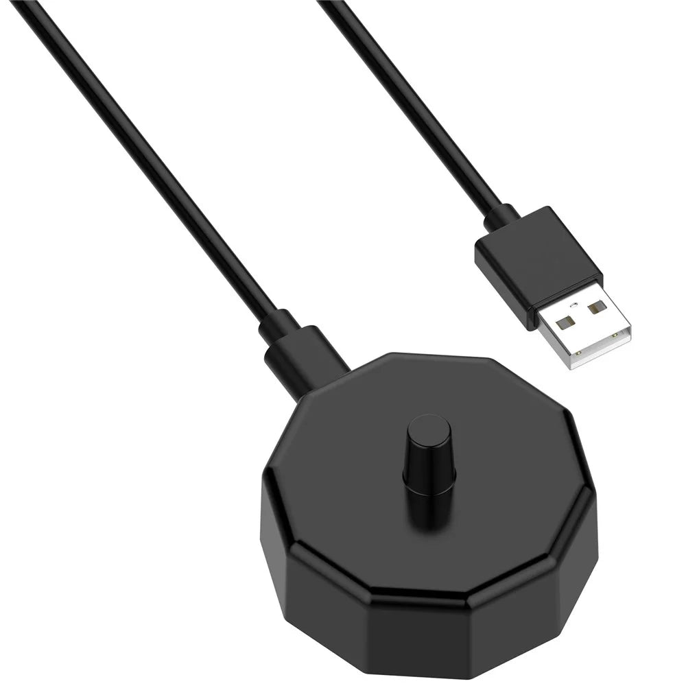 Toothbrush Charger for Braun Oral-B Wireless Charging Base with USB to Type-C Cable - Black - 6