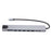 USB-C Hub to PD 100W+3xUSB 2.0+USB 3.0+HD Output+2 Card Reader Slots+RJ45+Type-C - 4