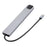 USB-C Hub to PD 100W+3xUSB 2.0+USB 3.0+HD Output+2 Card Reader Slots+RJ45+Type-C - 5