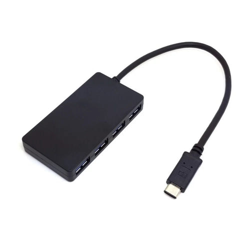 Type-C to 4 USB 3.1 Ports High Speed Data Transfer Hub Adapter for MacBook Laptop Tablet - 1
