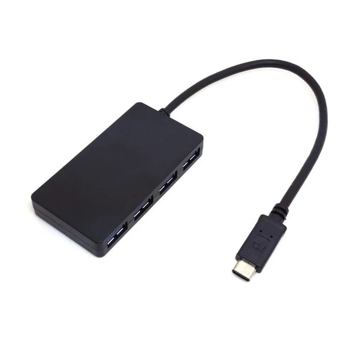 Type-C to 4 USB 3.1 Ports High Speed Data Transfer Hub Adapter for MacBook Laptop Tablet - 1