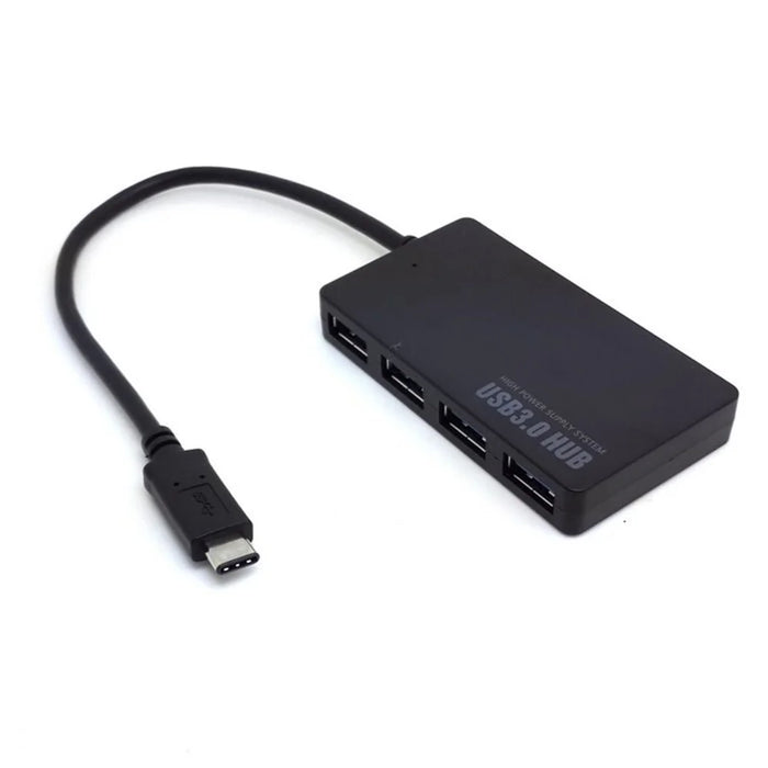 Type-C to 4 USB 3.1 Ports High Speed Data Transfer Hub Adapter for MacBook Laptop Tablet - 5