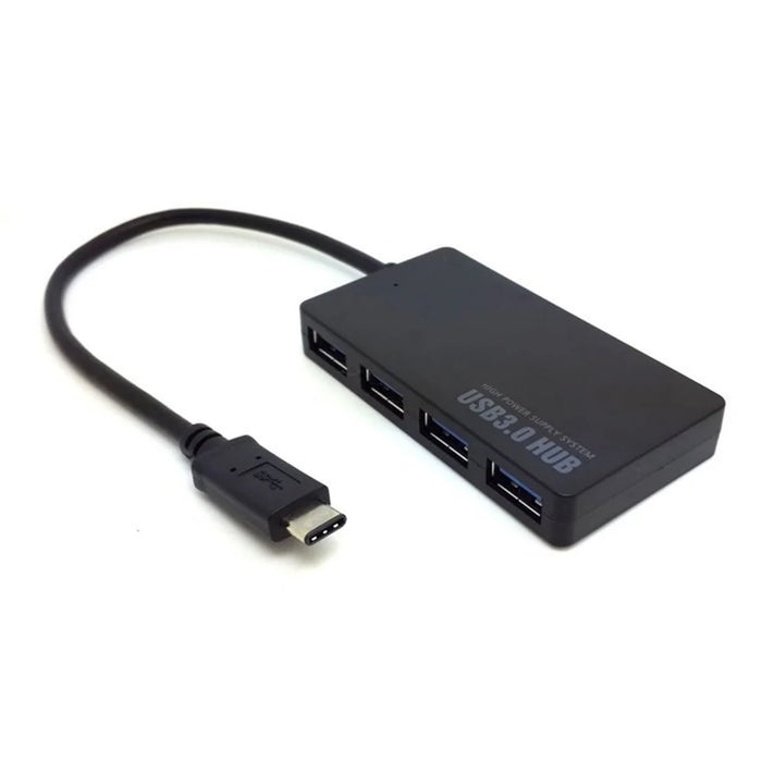 Type-C to 4 USB 3.1 Ports High Speed Data Transfer Hub Adapter for MacBook Laptop Tablet - 6