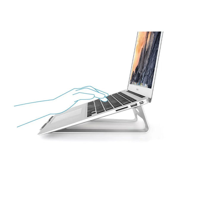 Aluminum Alloy Laptop Holder Stand Desktop Notebook Heat Dissipation Bracket - Silver - 5