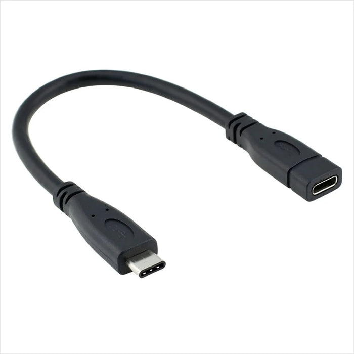 USB 3.1 Type C Male to Female Extension Data Cable for Macbook Tablet Mobile Phone - 4