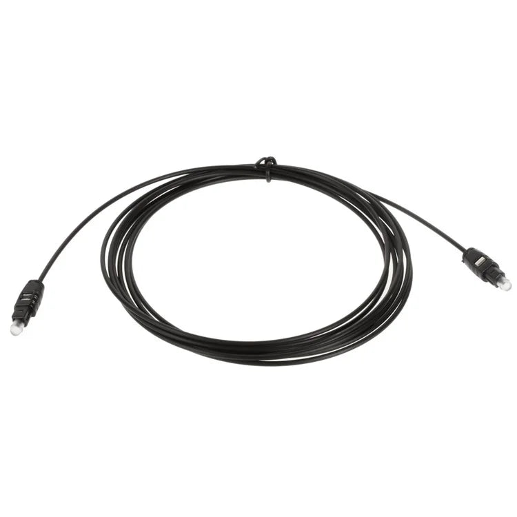 3m Digital Audio Optical Fiber Optic Toslink Cable 2.2mm OD - 1