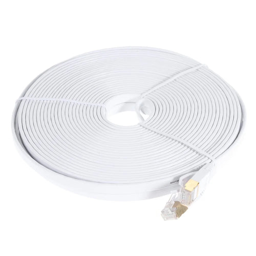 15M CAT-7 10 Gigabit Ethernet Flat Patch Cable - 1