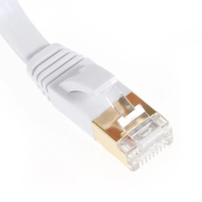 3m CAT-7 10 Gigabit RJ45 Ethernet Network Cable Flat Cord Patch Cable - 2