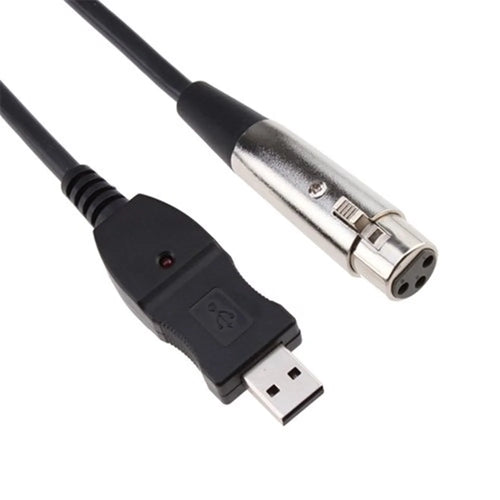 3M USB Male to XLR Female Microphone MIC Link Cable - 1