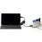 ORICO Aluminum Alloy 10-Port USB3.0 HUB with Power Adapter & Cable (A3H10) - Silver Color - 3