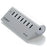 ORICO Aluminum 7 Ports USB 3.0 Hub with USB 3.0 Cable (M3H7) - Silver - 2