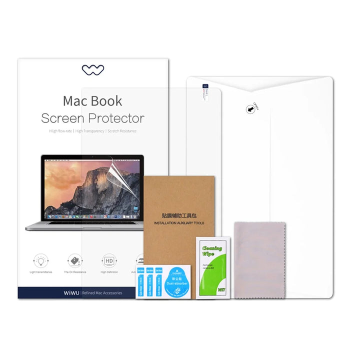 WiWU Scratch-resistant HD Screen Film for MacBook Pro 13-inch (2016)//MacBook Air 13-inch (2018) A1706/A1708/A1989/A1932, etc - 6