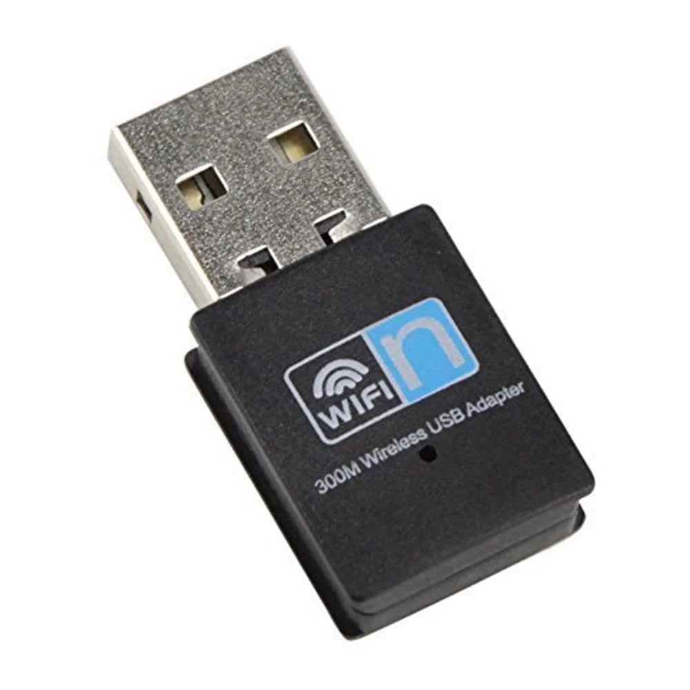 300M Mini USB WiFi Adapter Wireless LAN Network Card Adapter - 2