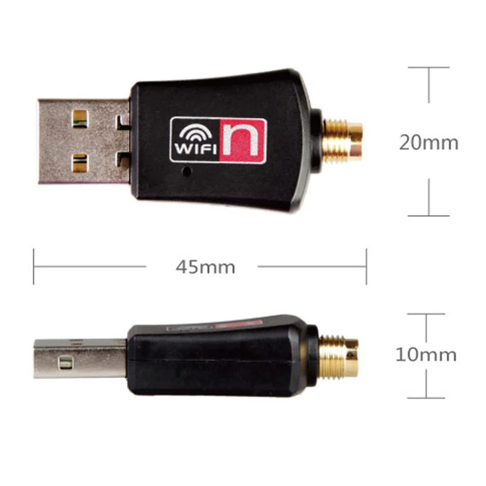 300M USB Wifi Dongle Wireless Network Wifi Adapter Antenna Network Lan Card - 5